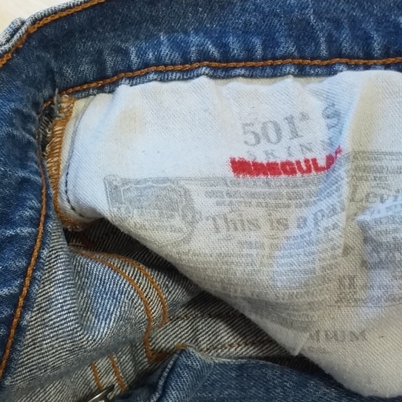 New LEVI'S 501 Skinny - Picture 6 of 7